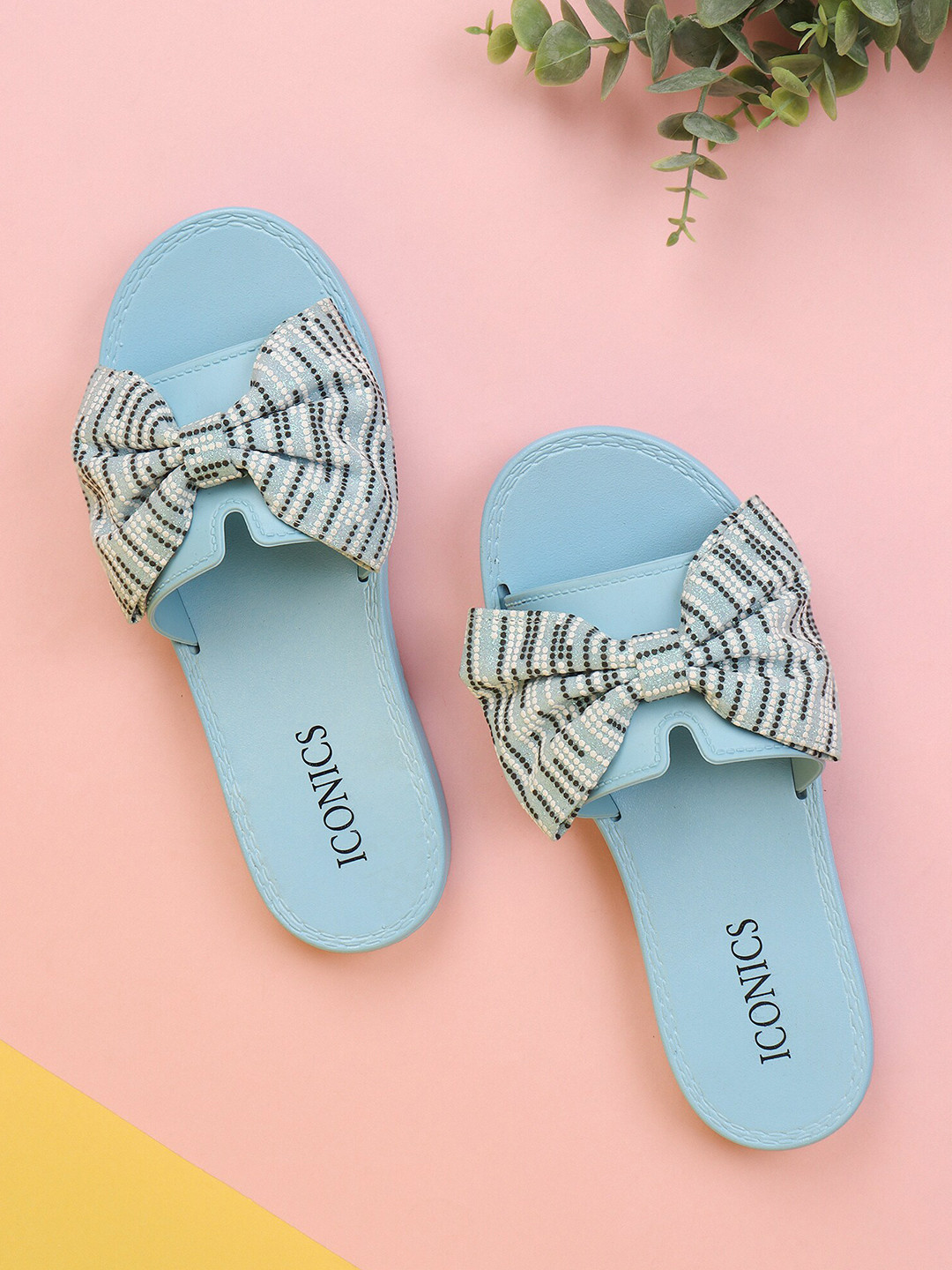 

ICONICS Women Blue Sliders
