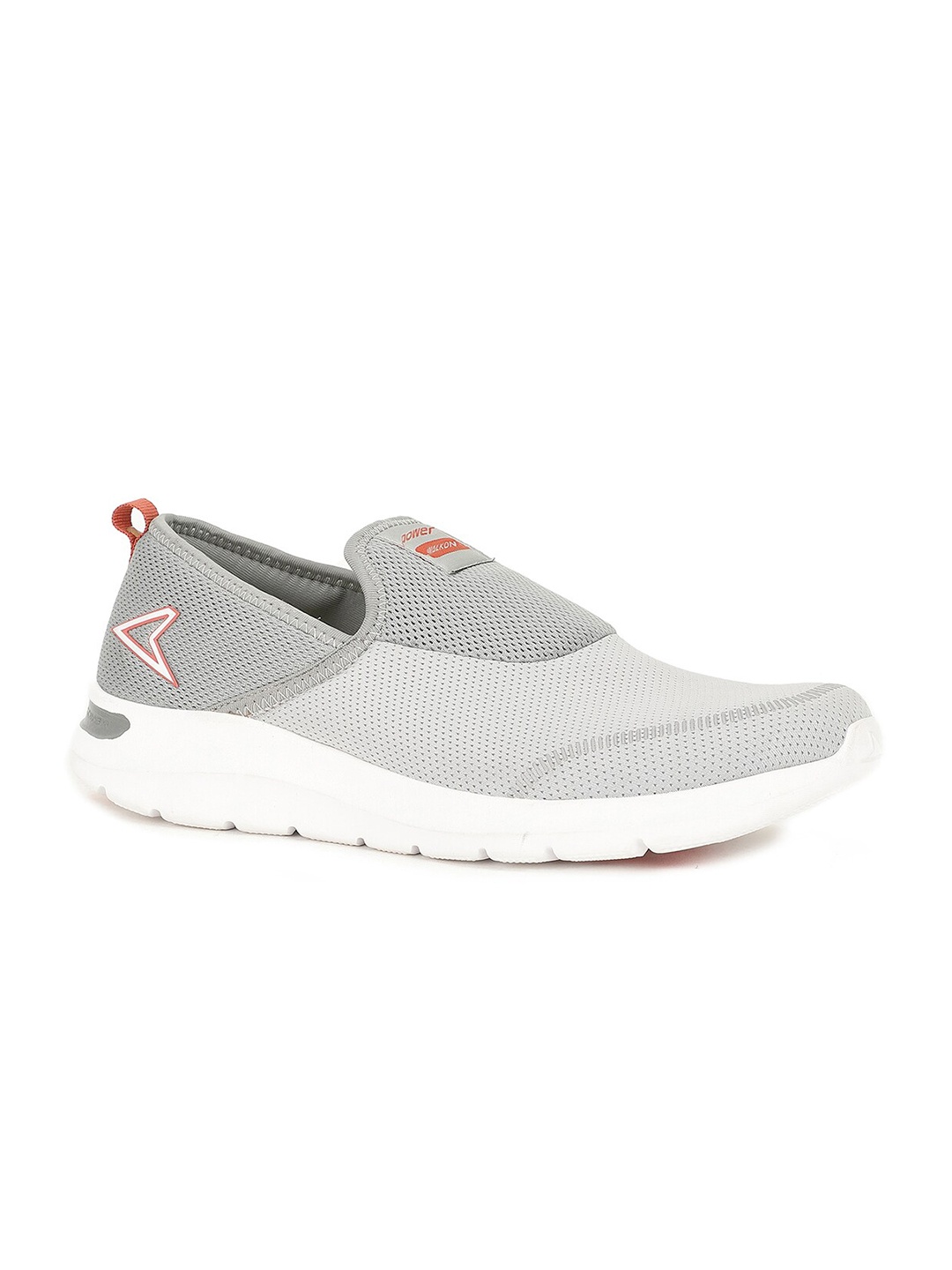 

Power Men Grey Mesh Walking Non-Marking Shoes