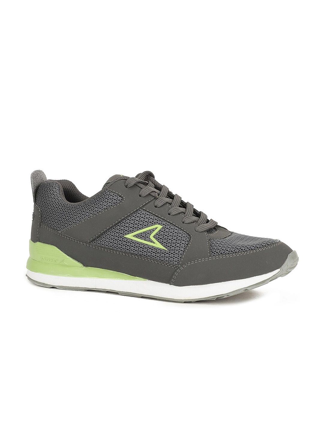 

Power Men Grey Mesh Running Non-Marking Shoes