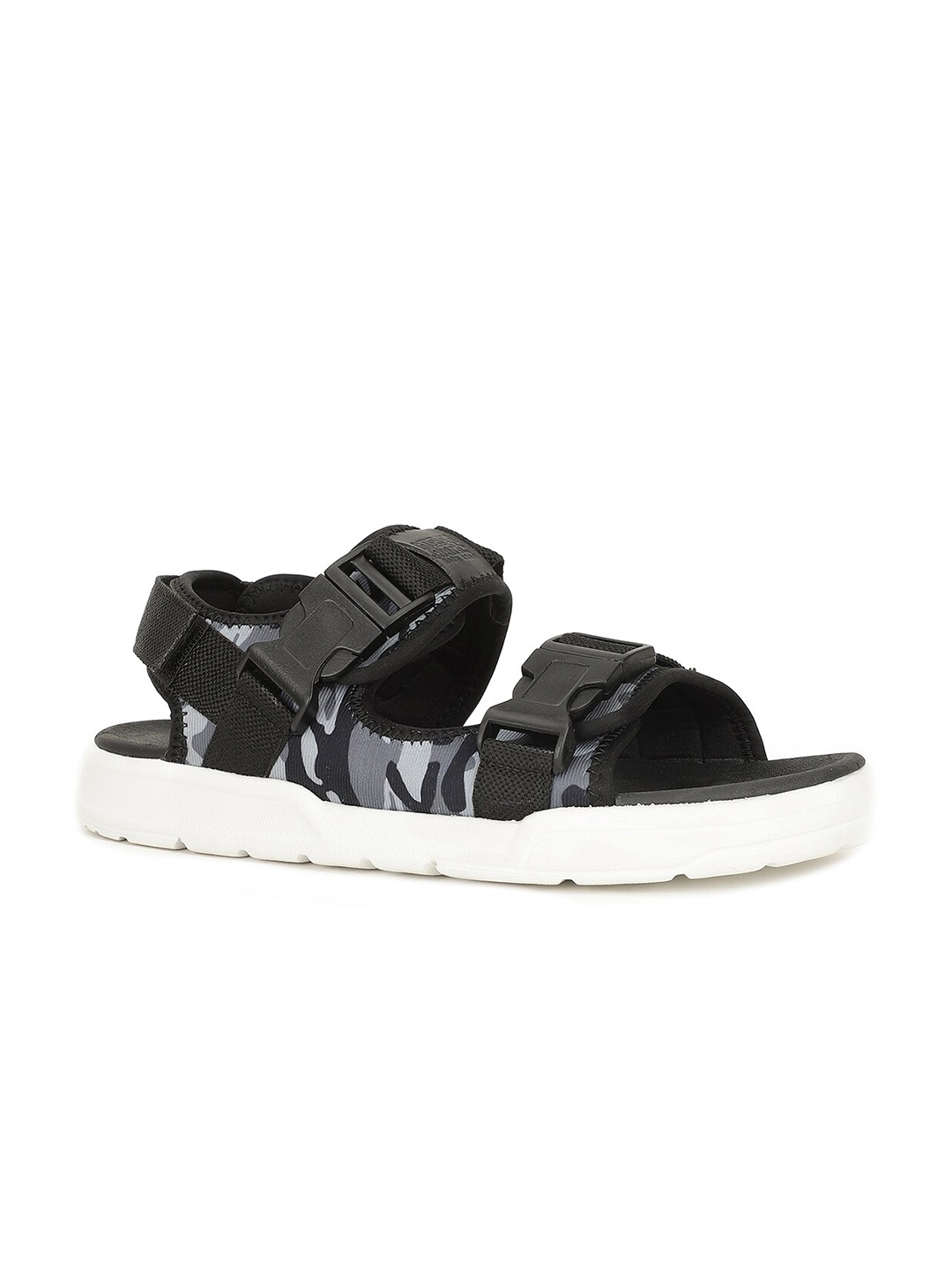 

North Star Men Black & White Comfort Sandals