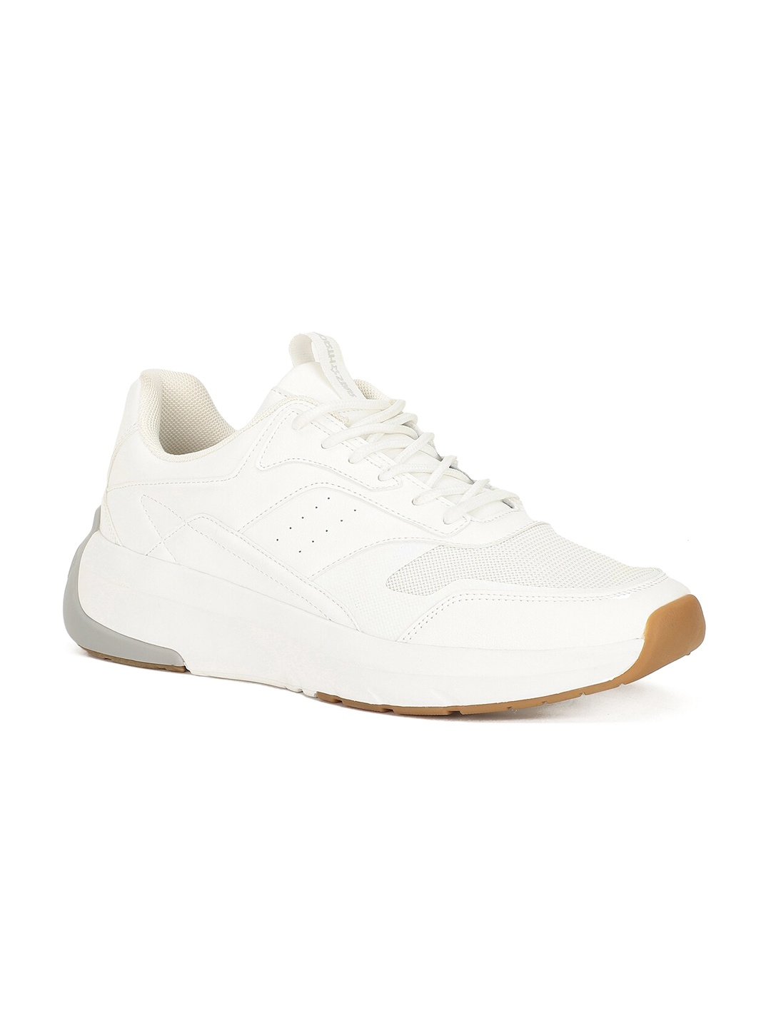 

North Star Men Smart Casual White Lace up PU Sneakers