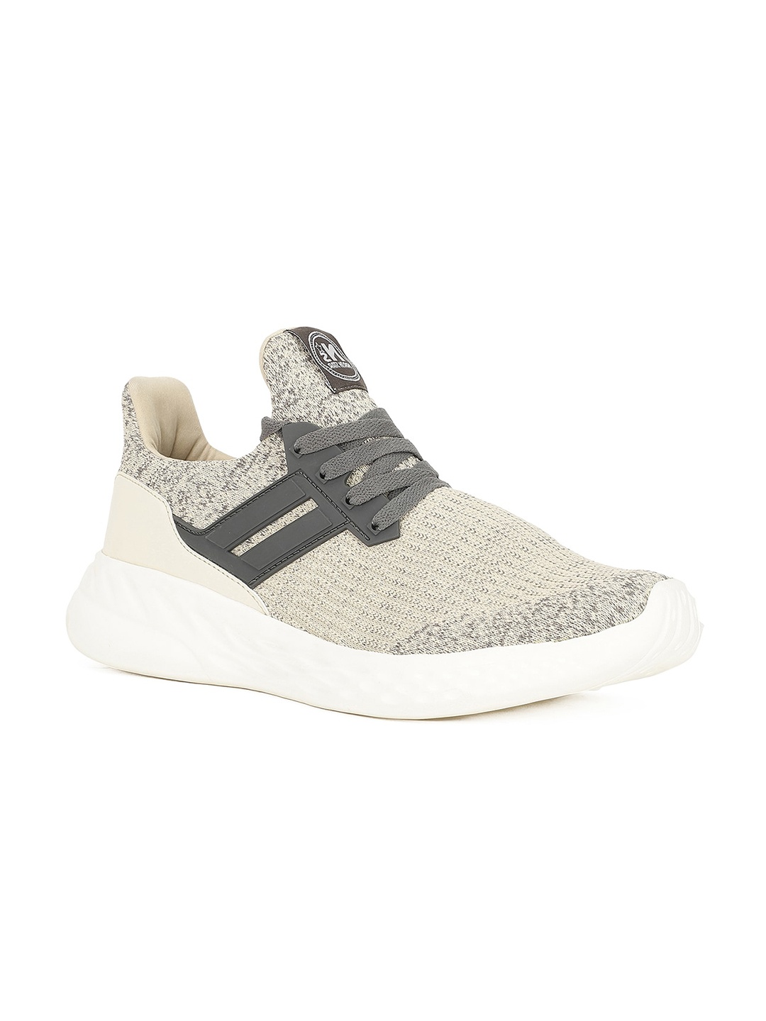 

North Star Men Beige Woven Design Sneakers