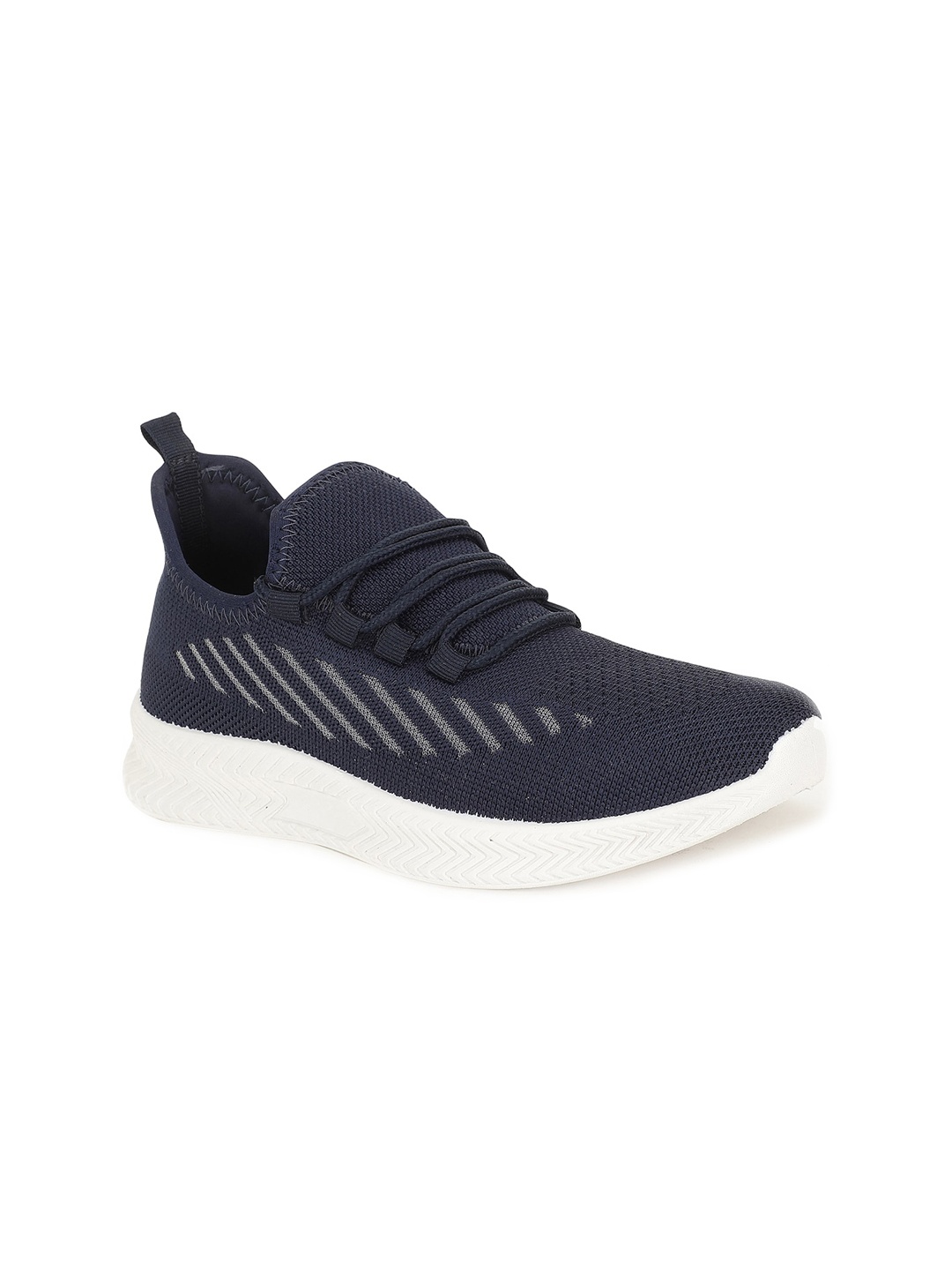 

Bata Men Navy Blue Textile Lace-Up Sneakers