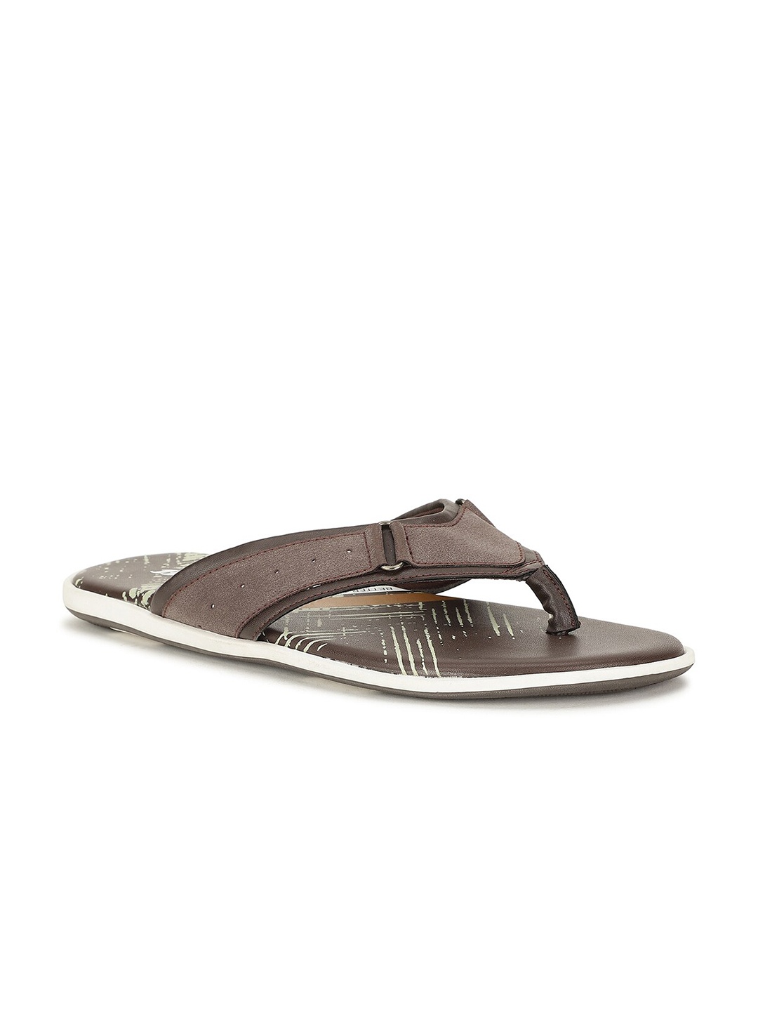 

Bata Men Brown & White Comfort Sandals