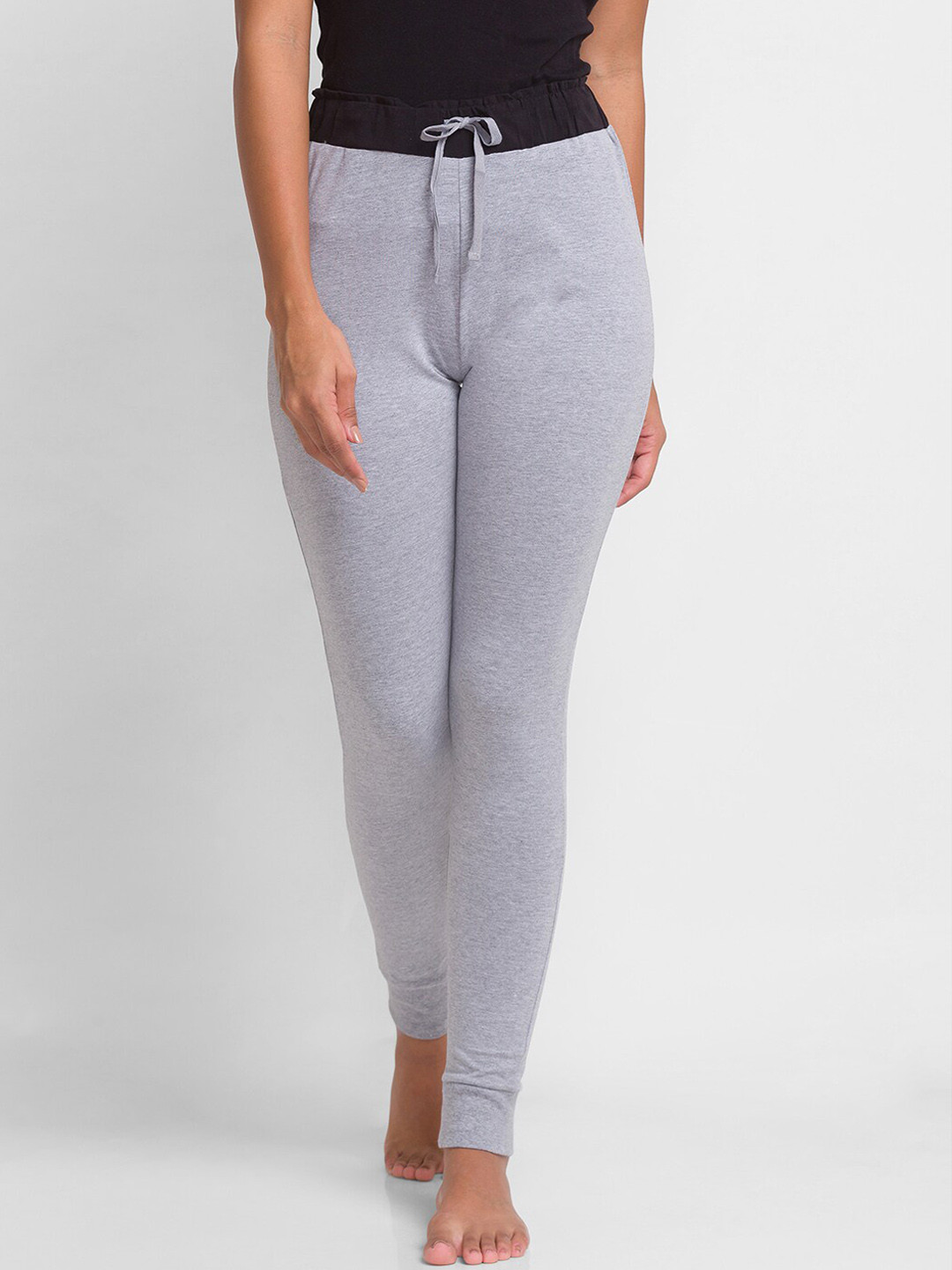 

XIN Women Grey Melange Comfortable Pyjamas