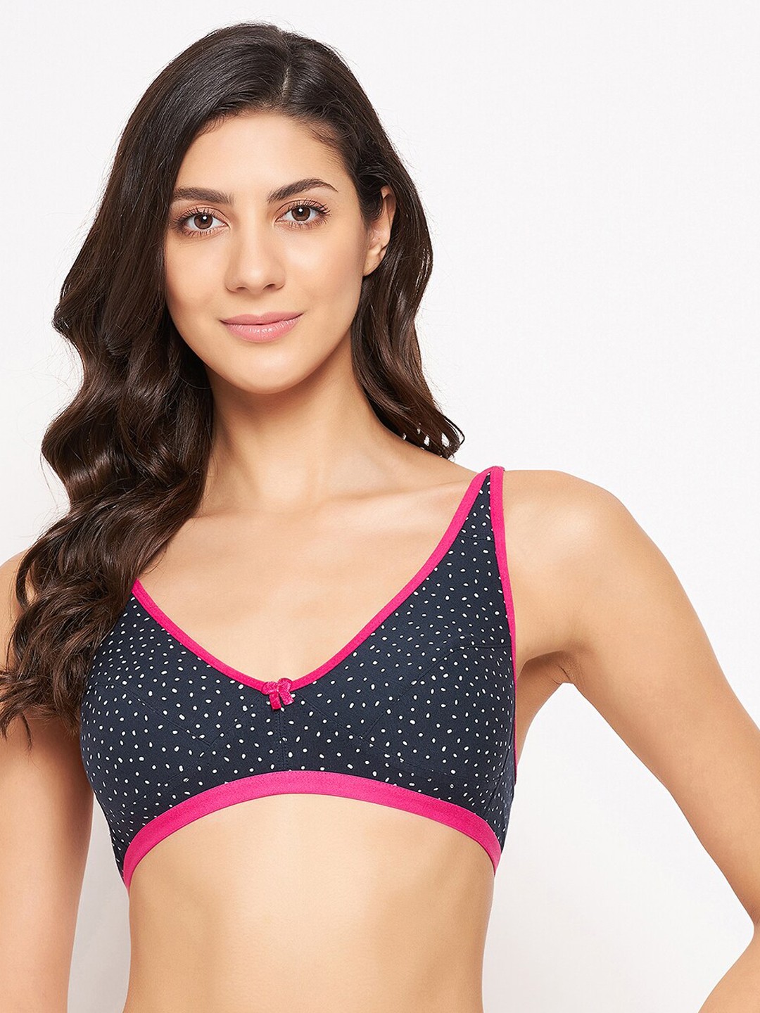 

Clovia Women Navy Blue Bra