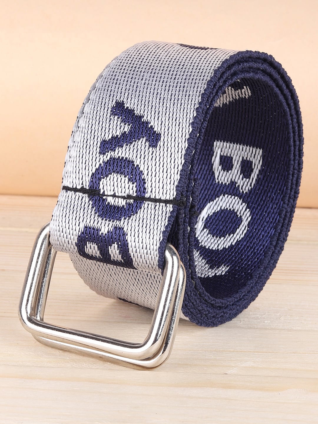 

ZORO Men Grey Printed Belt