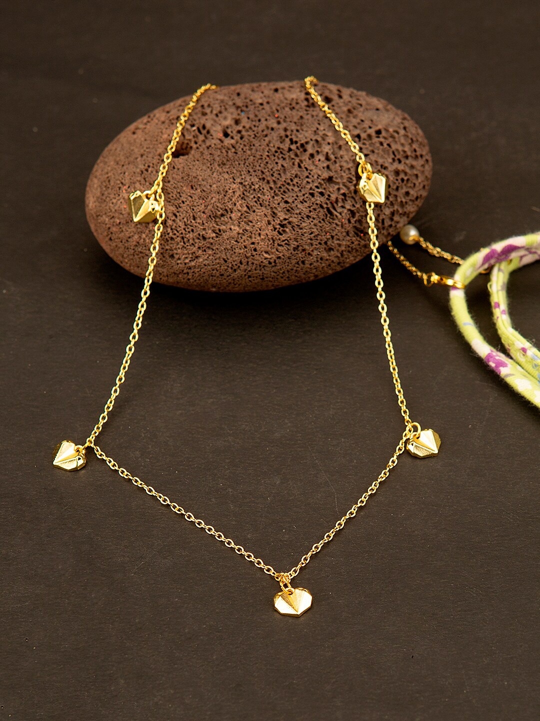 

Voylla Gold-Toned Brass Gold-Plated Chain