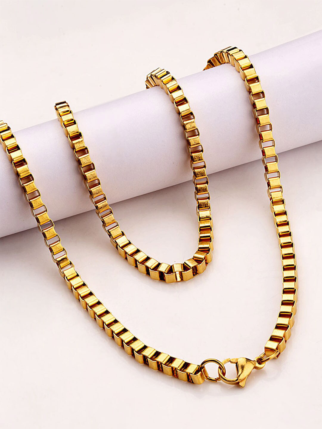 

Dare by Voylla Men Gold-Toned Gold-Plated Chain