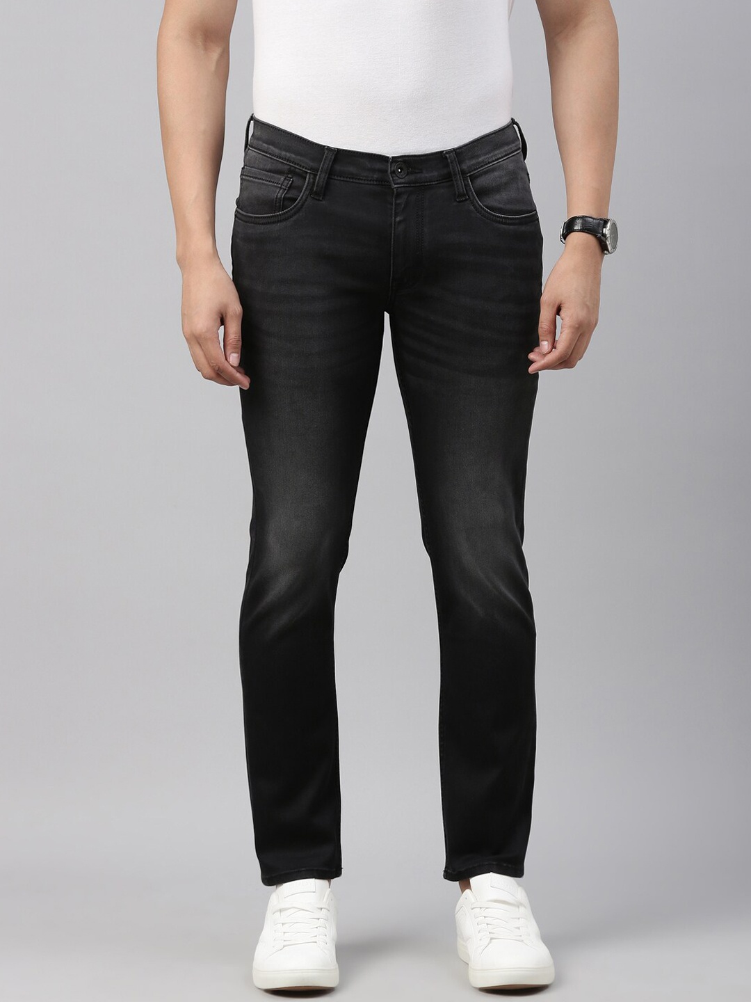 

American Bull Men Black Light Fade Jeans