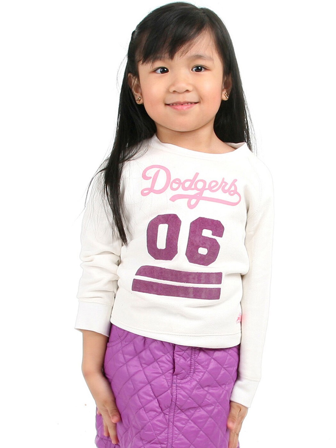 

Cherry Crumble Girls White Printed Sweatshirt