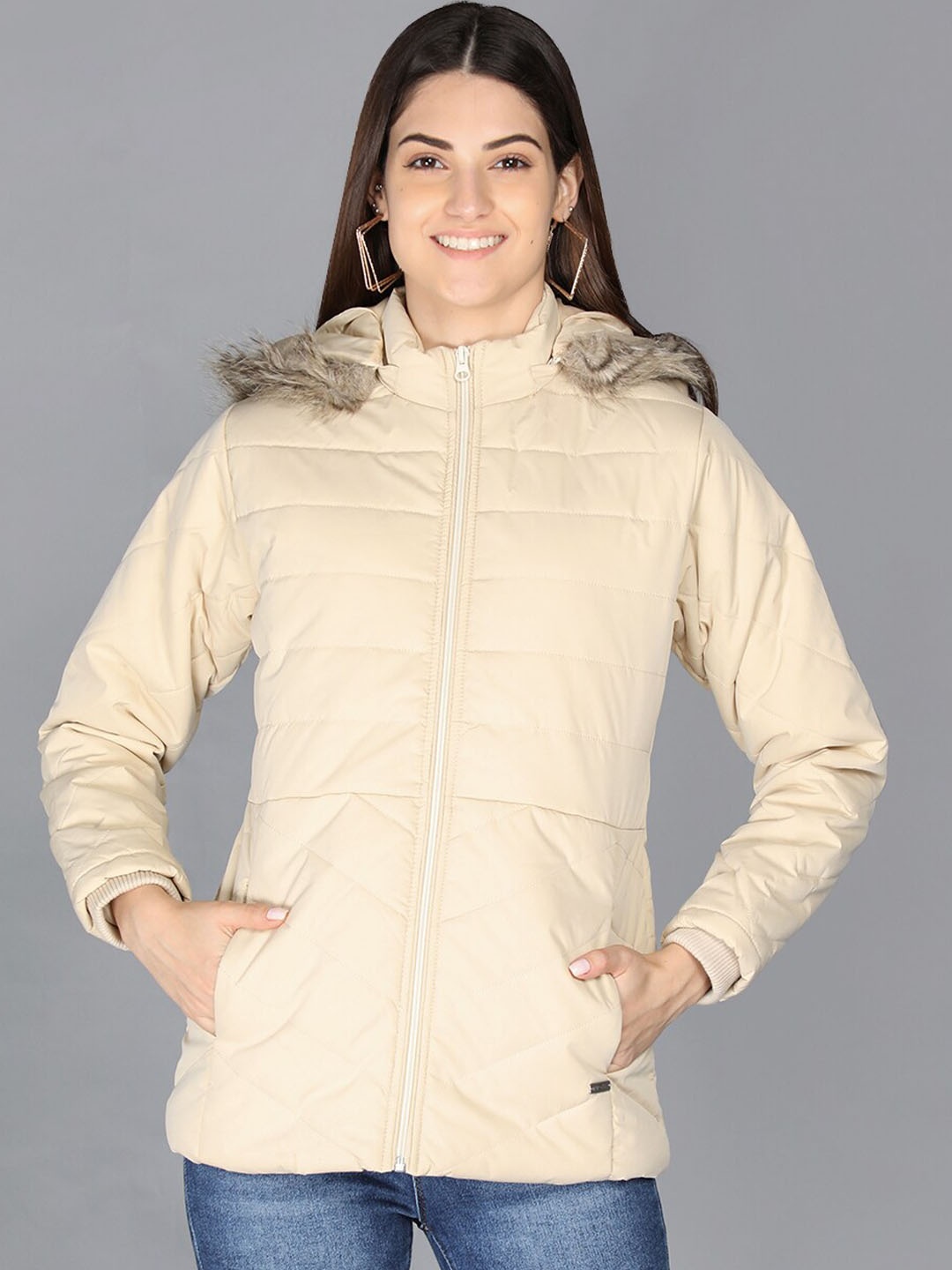 

PROTEX Women Camel Brown Parka Jacket