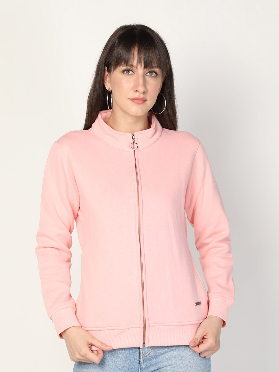 

PROTEX Women Pink Solid Sweatshirt