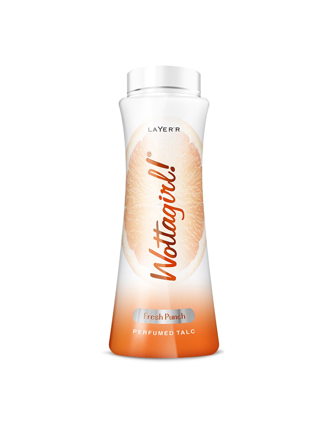 

Layerr Women Wottagirl Fresh Punch Perfumed Talc - 100 g, Orange