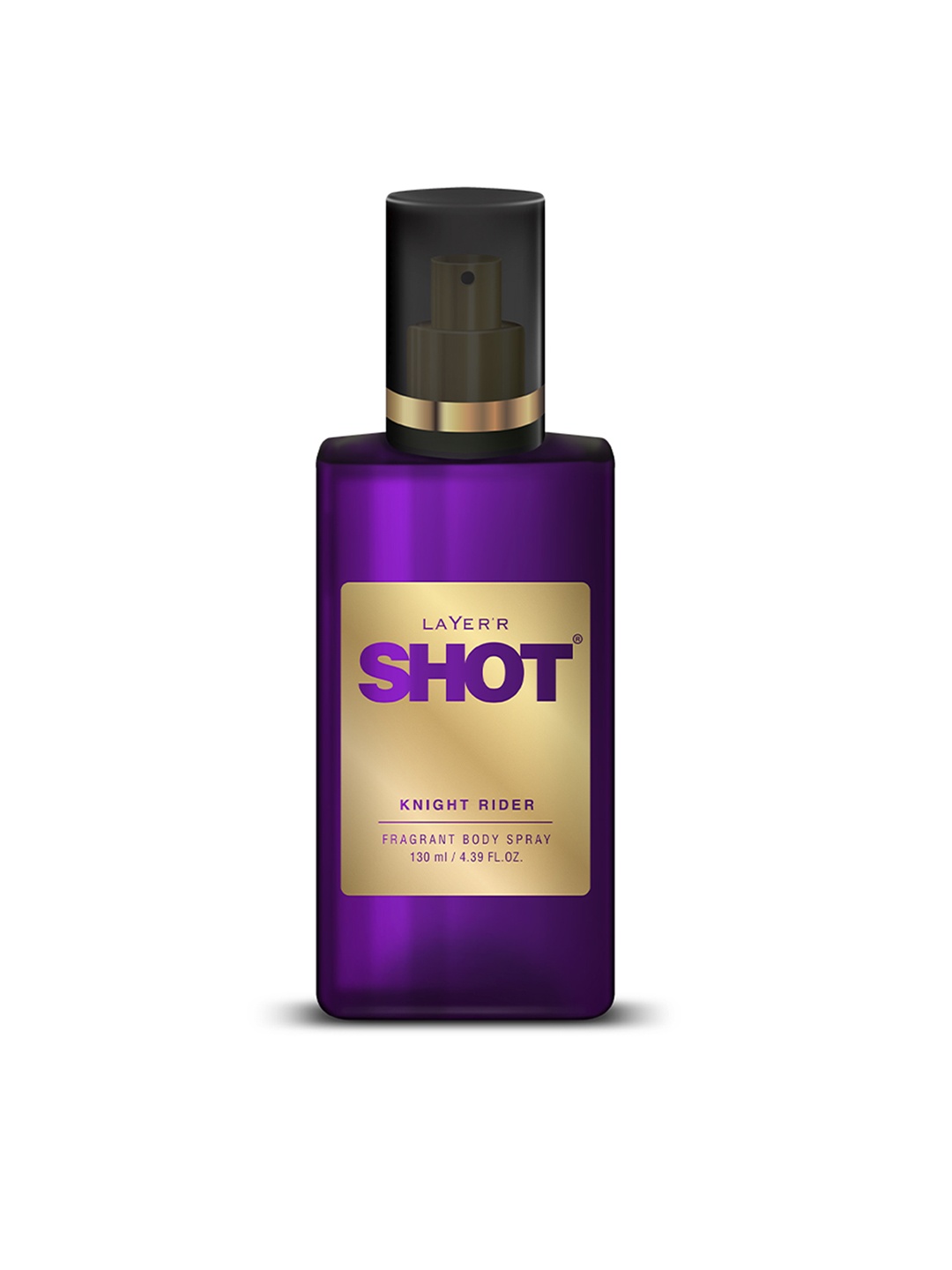 

Layerr Men No Gas Shot Knight Rider Fragrant Body Spray - 130 ml, Purple