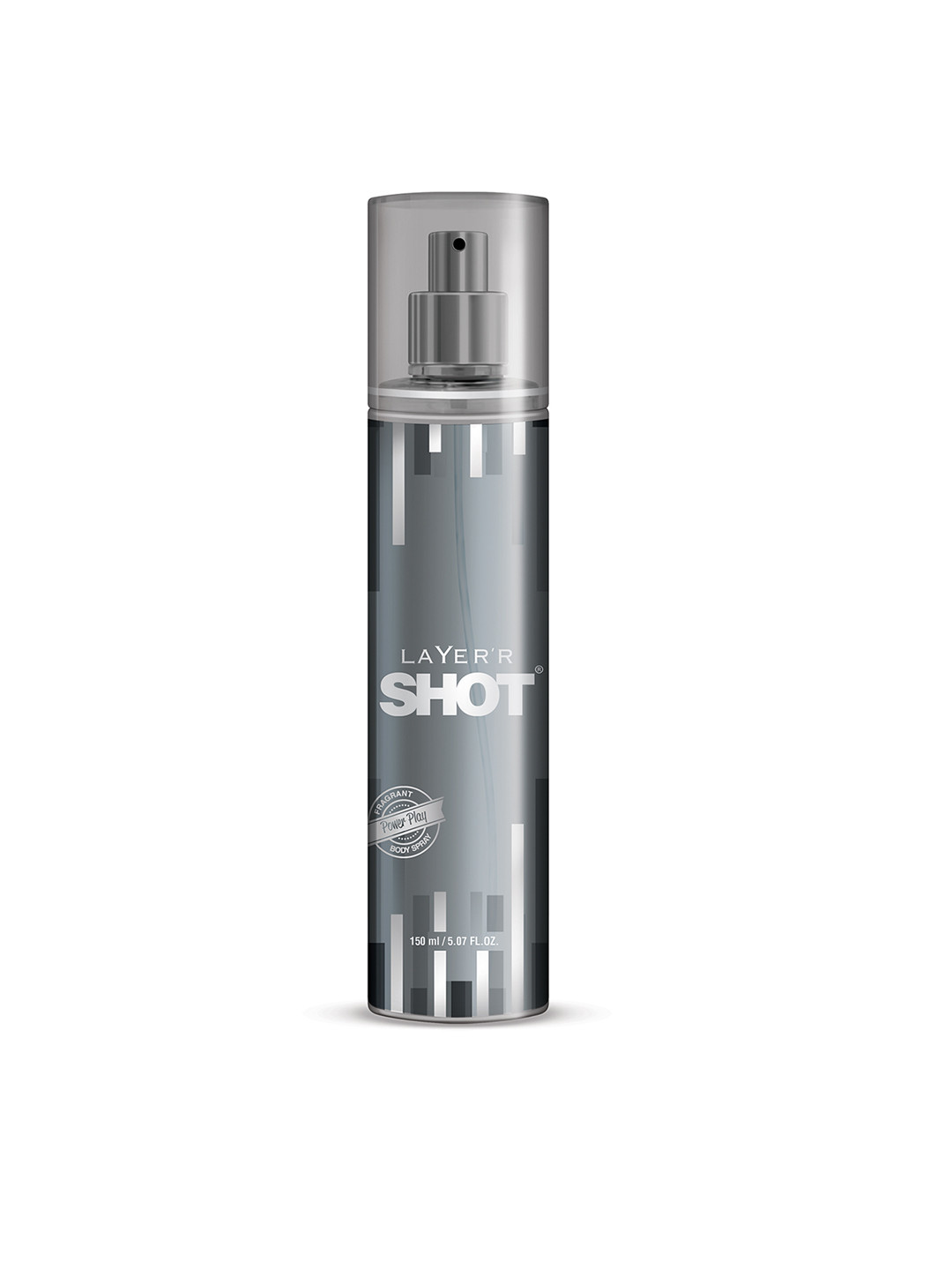 

Layerr Men Shot Power Play Fragrant Body Spray - 150 ml, Grey