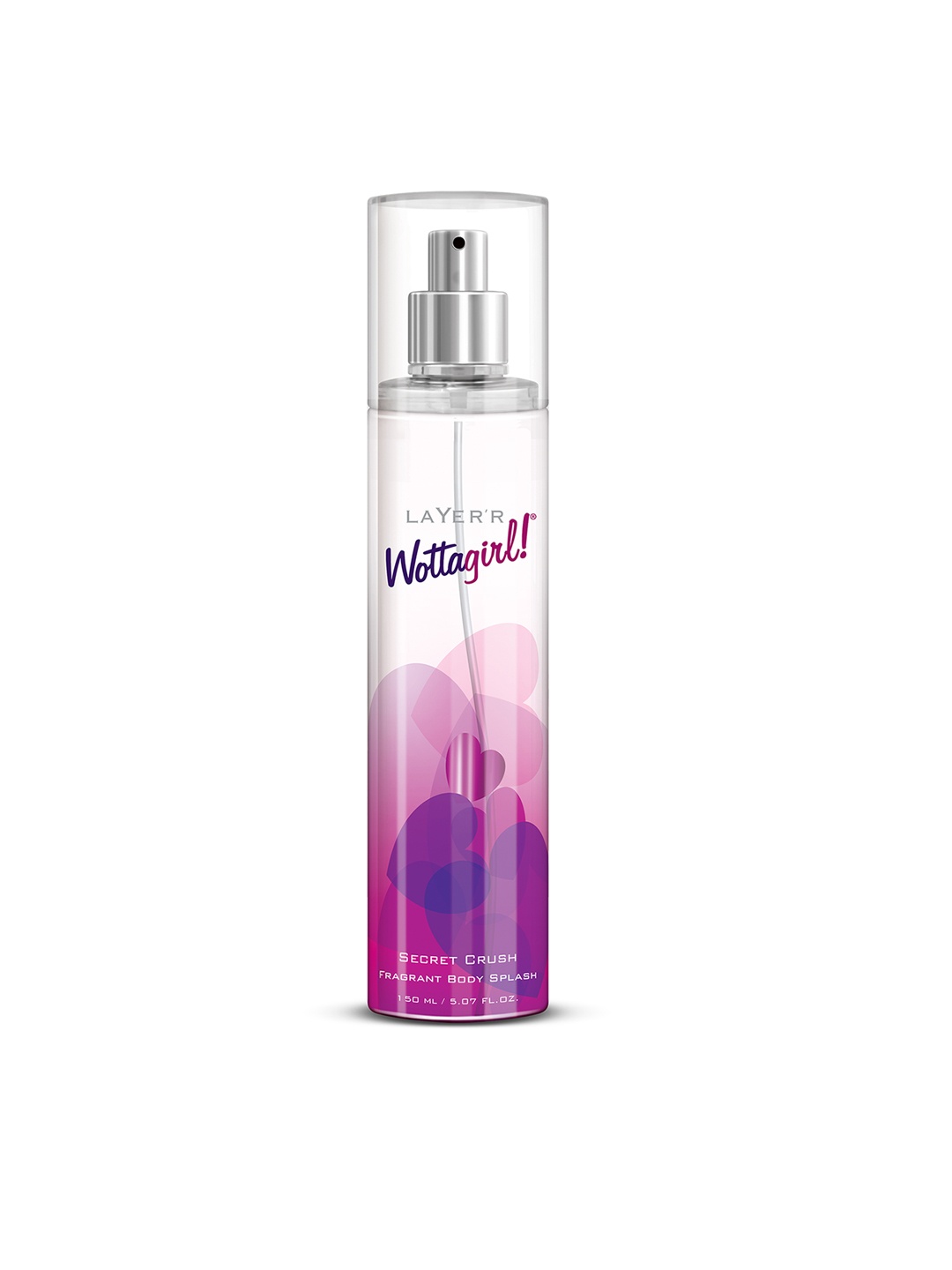 

Layerr Women Wottagirl Secret Crush Fragrant Body Splash - 150 ml, Pink