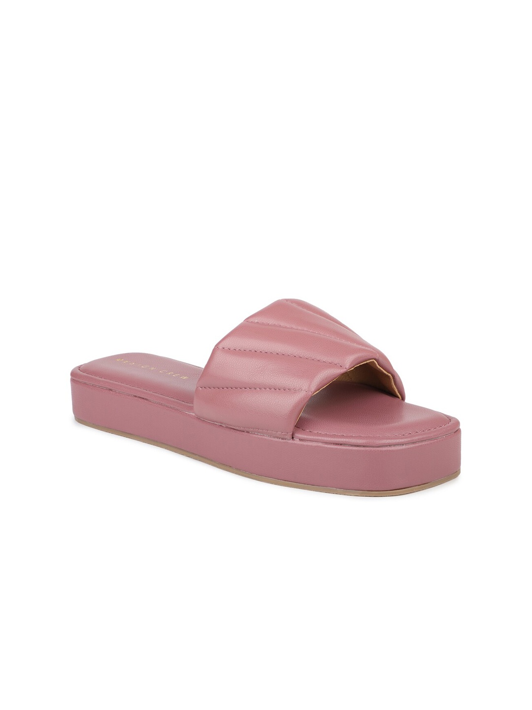 

DESIGN CREW Purple Flatform Sandals