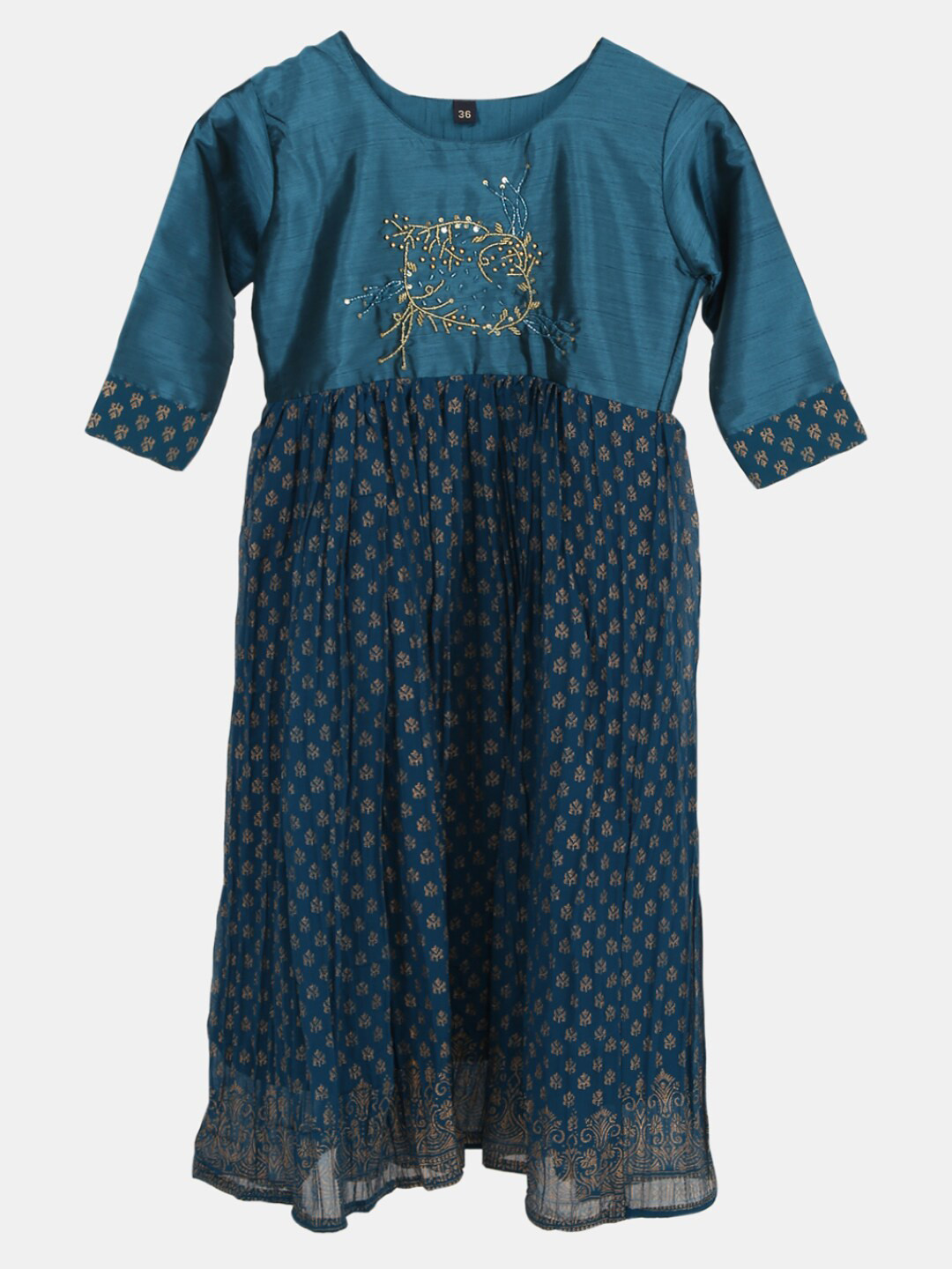 

V-Mart Navy Blue A-Line Dress