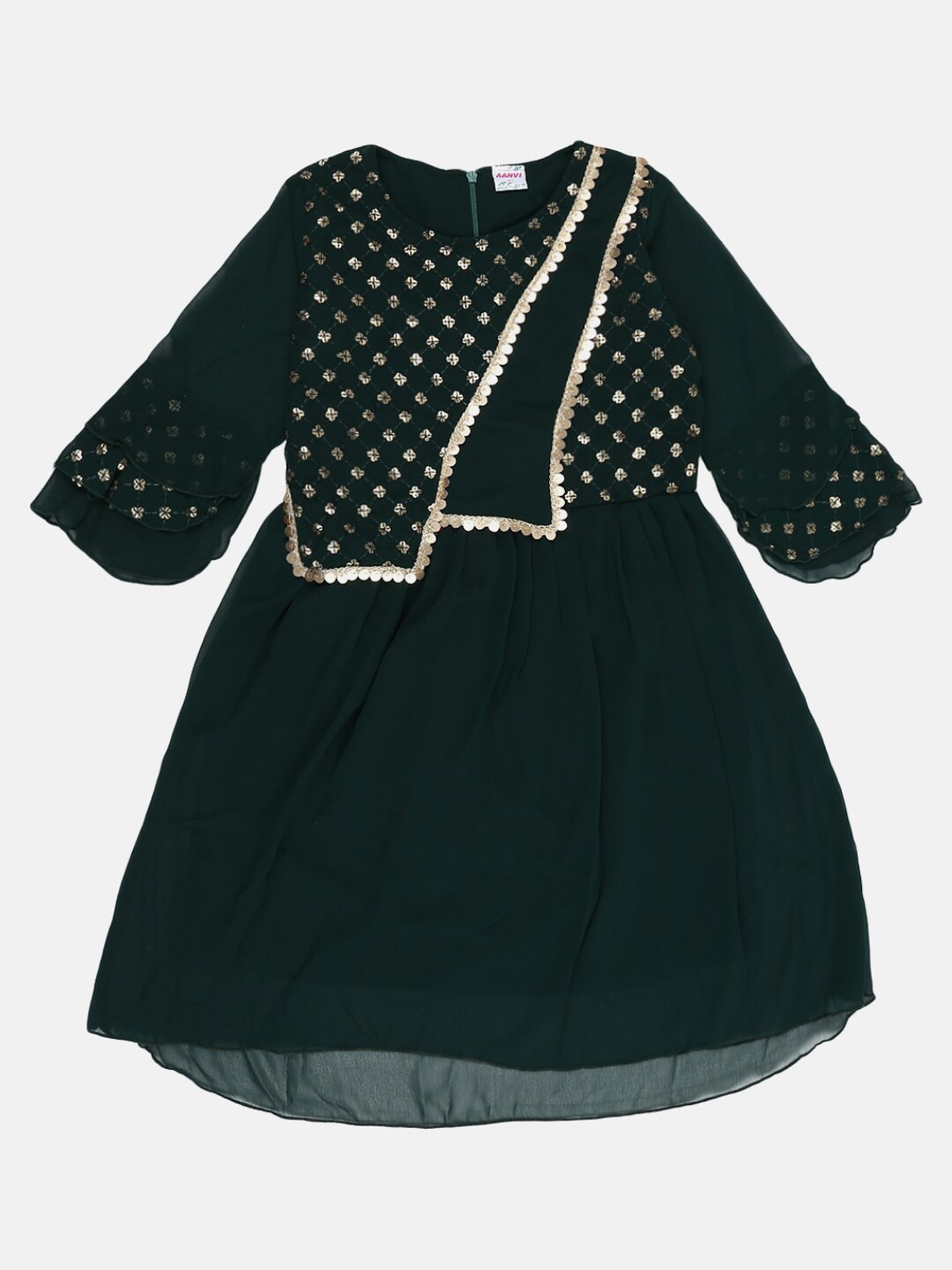 

V-Mart Girls Green Dress