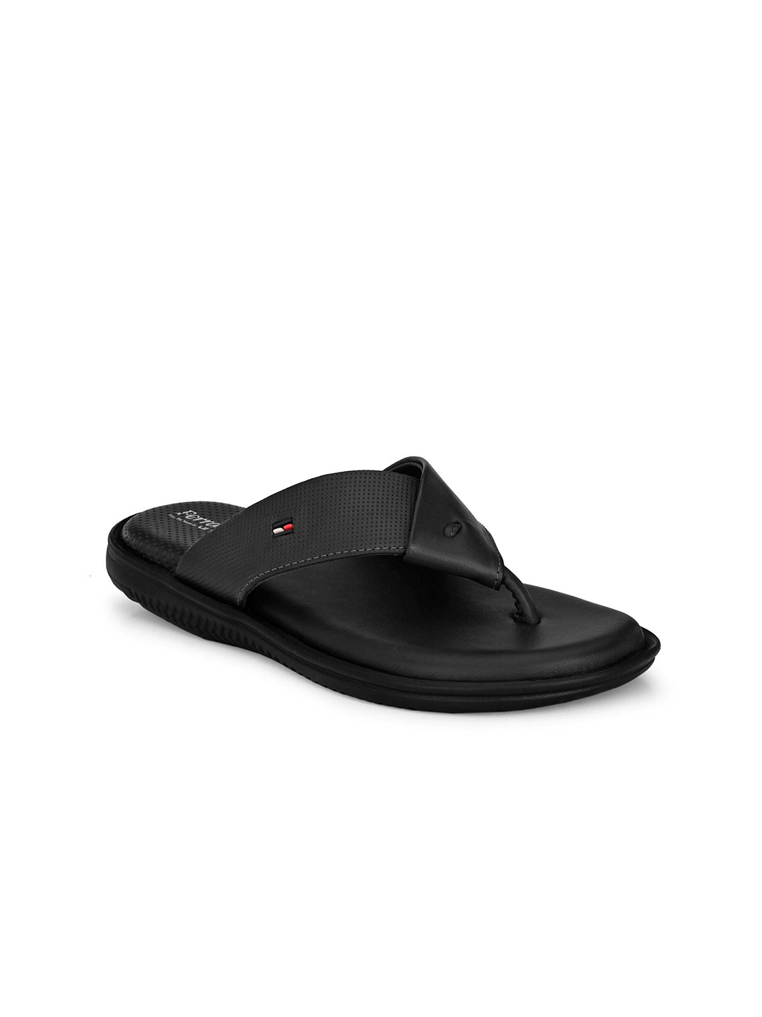 

birgos Men Black Comfort Sandals