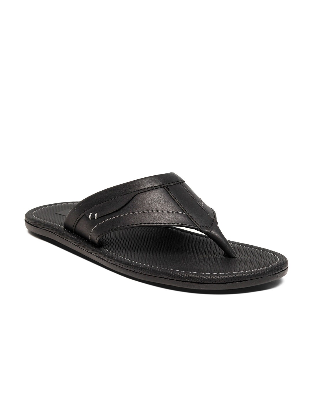 

birgos Men Black Comfort Sandals