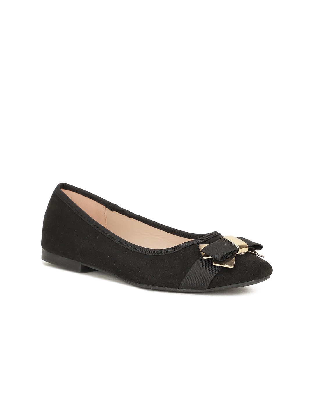 

Bata Women Black Bows Flats