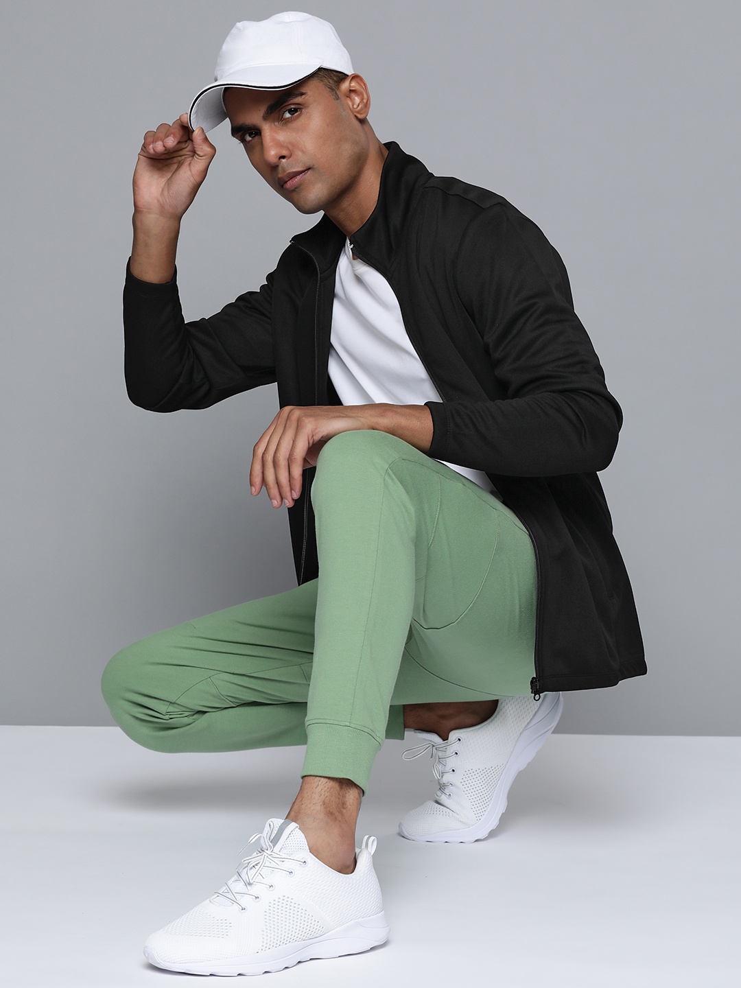 

Alcis Men Black Running Bomber Jacket