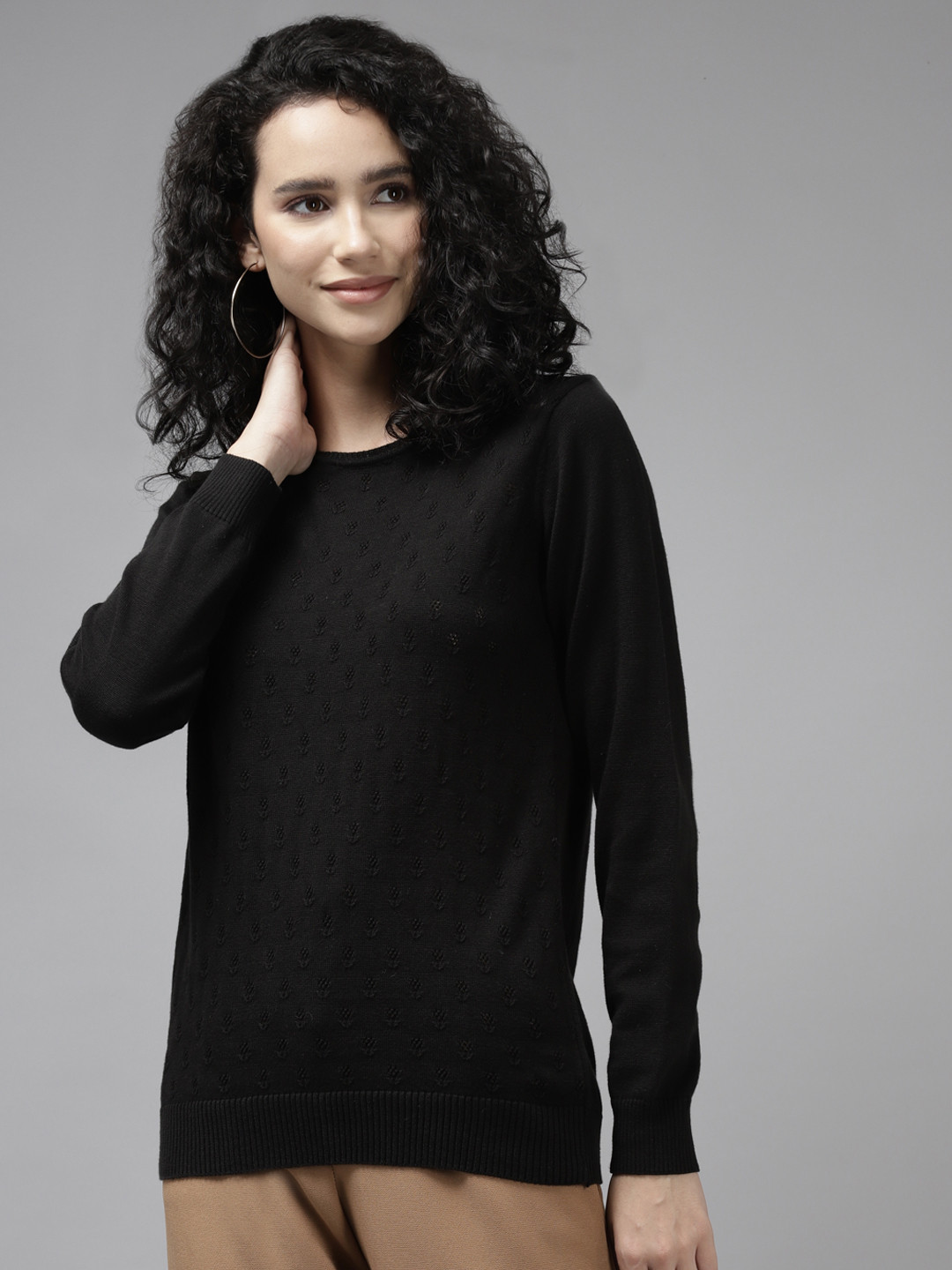 

Cayman Women Black Pullover
