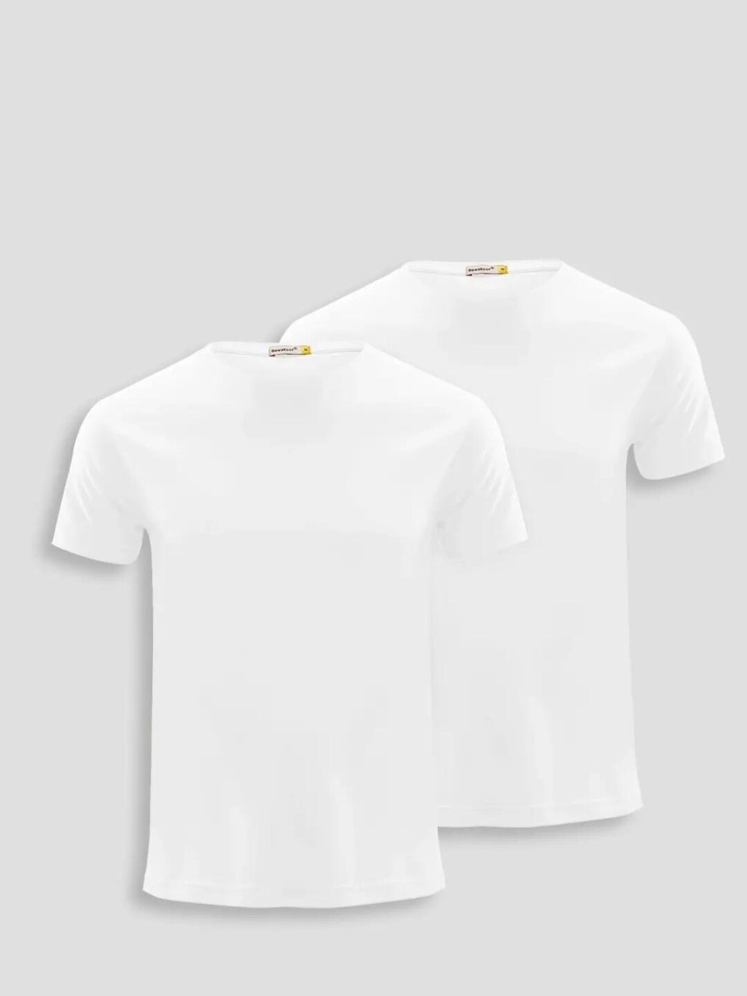 

Bewakoof Men White 2 Pure Cotton T-shirt