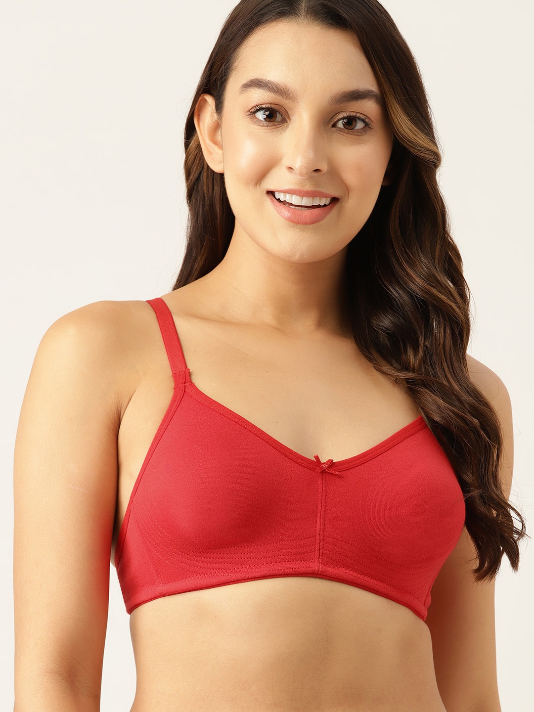

Dressberrys Bottom Concealer Everyday & All Day Comfort Bra DB-BI-BC-604B, Red
