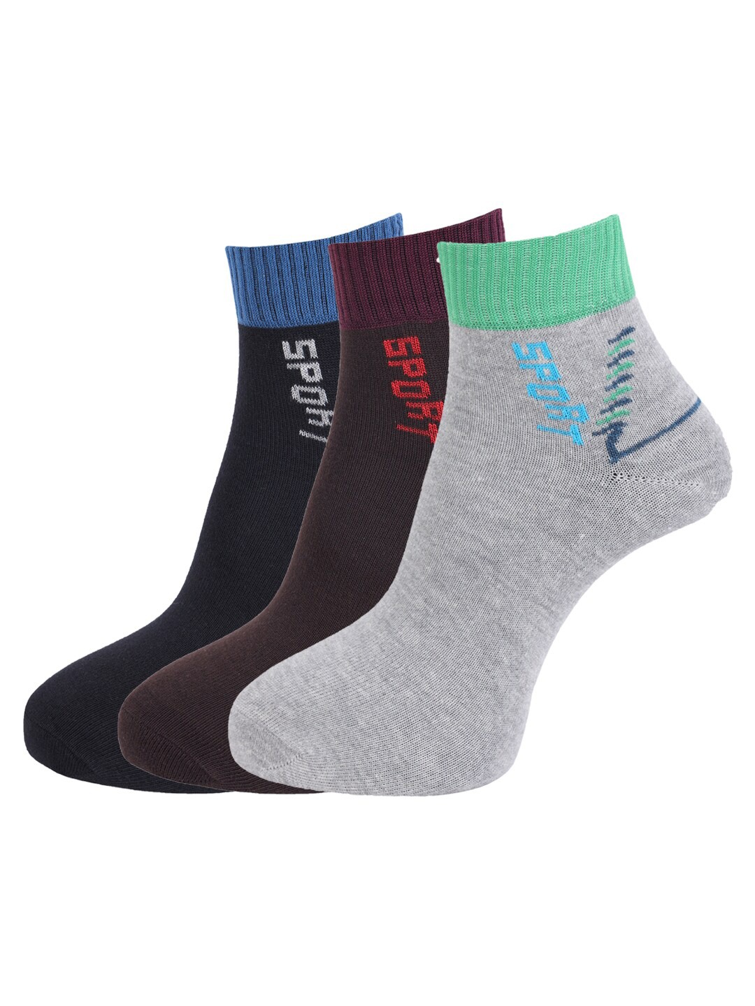 

Dollar Socks Men Pack of 3 Assorted Cotton Socks