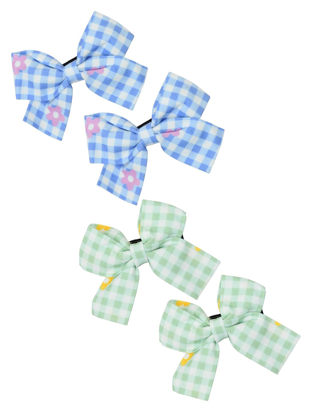 

FUNKRAFTS Girls Blue Set of 4 Alligator Hair Clip