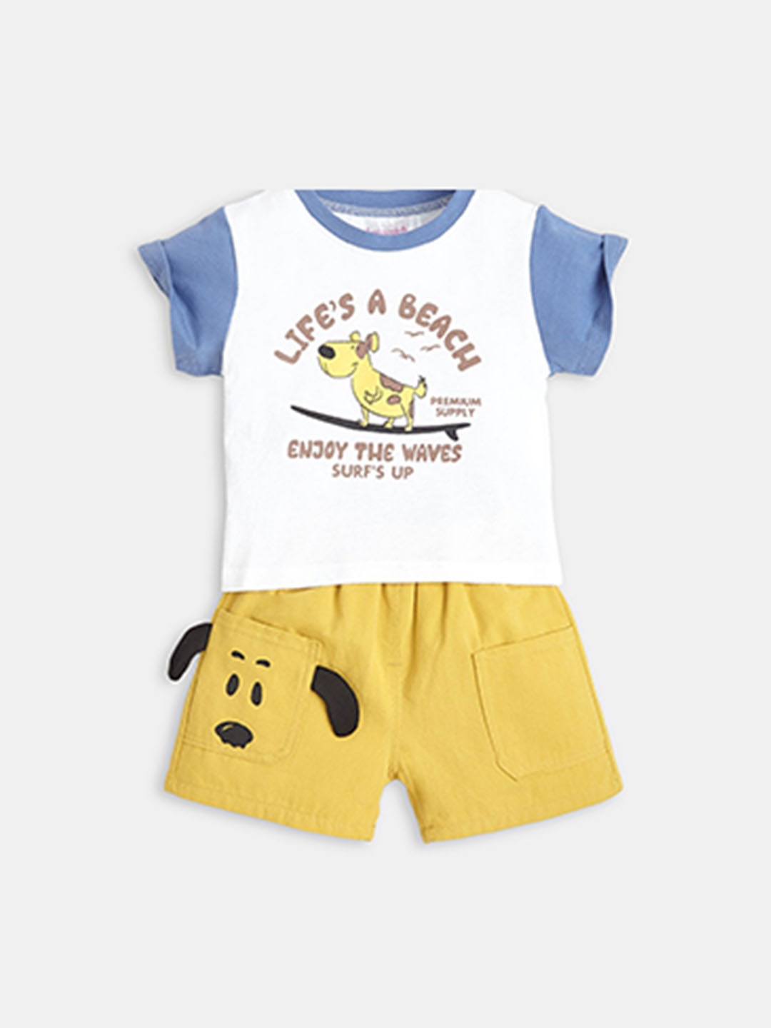 

Hopscotch Boys White Clothing Set
