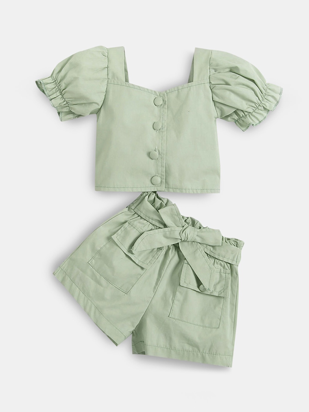 

Hopscotch Girls Green Top with Shorts