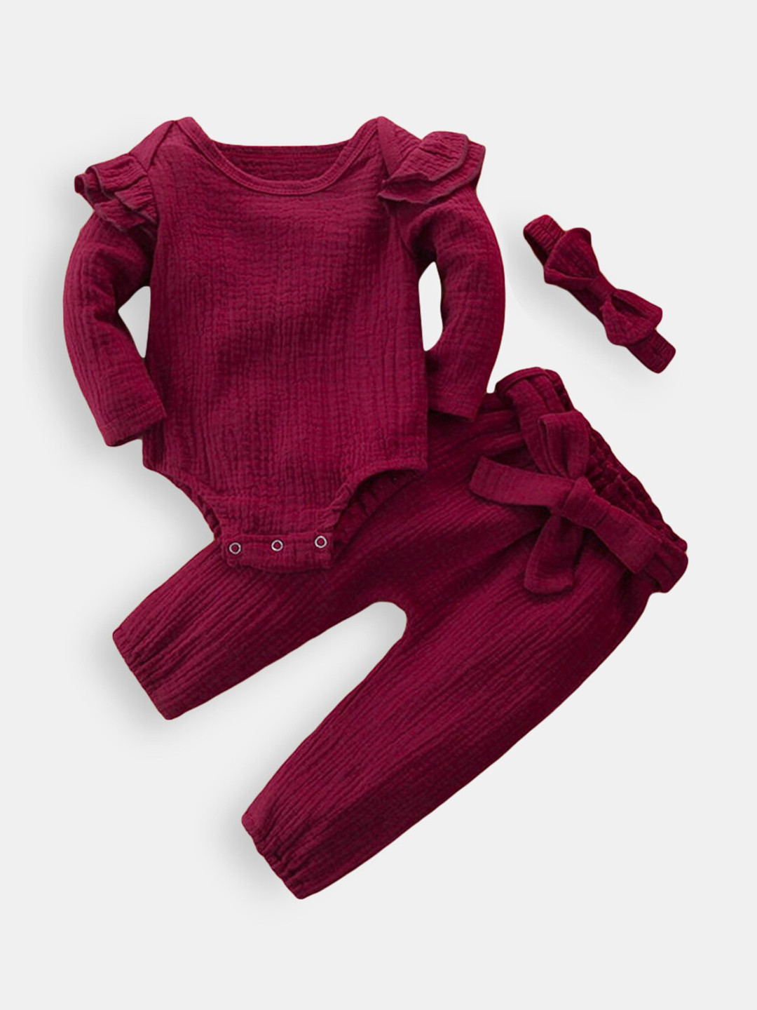 

Hopscotch Girls Red Top with Trousers