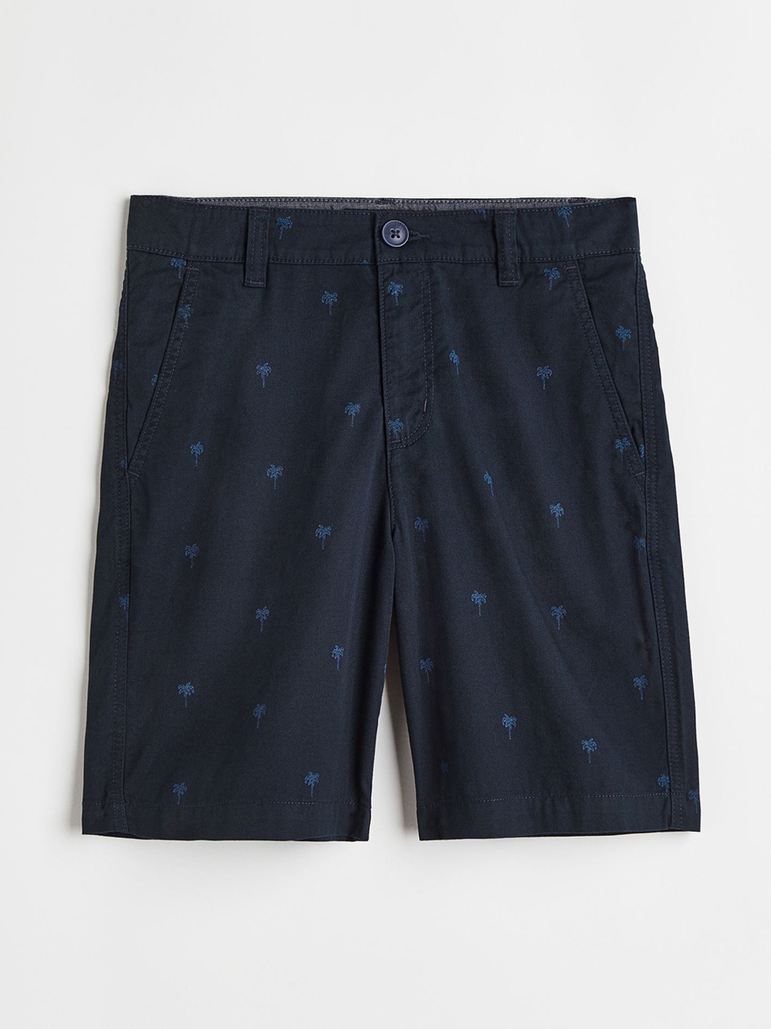 

H&M Boys Navy Blue Cotton Chino Shorts