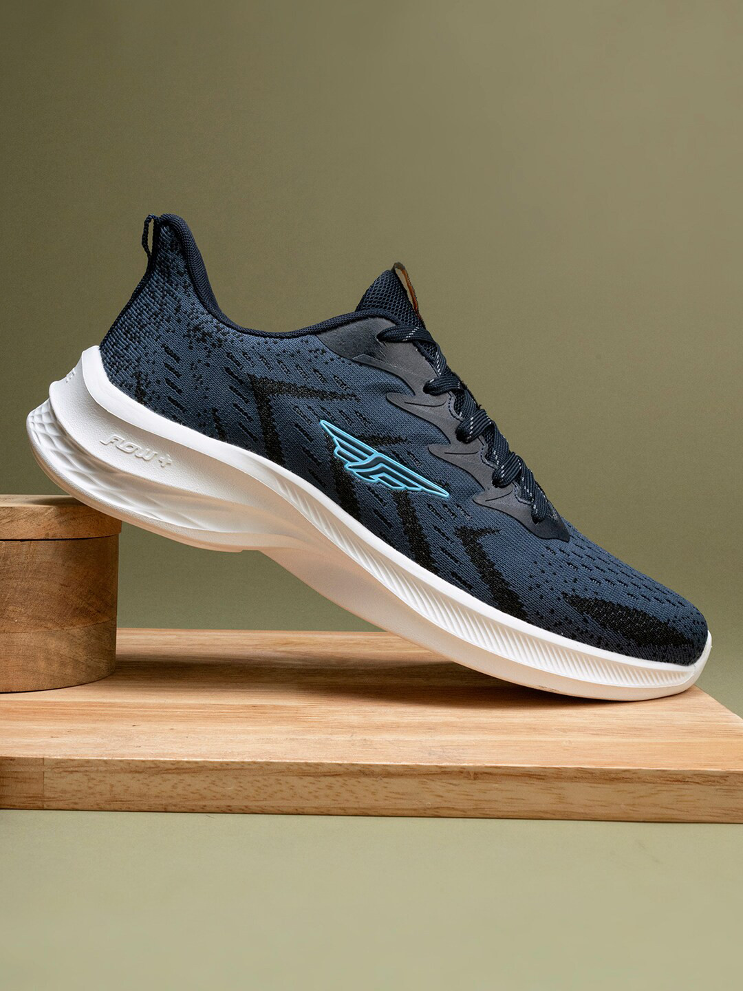 

Red Tape Men Navy Walking Shoes, Navy blue