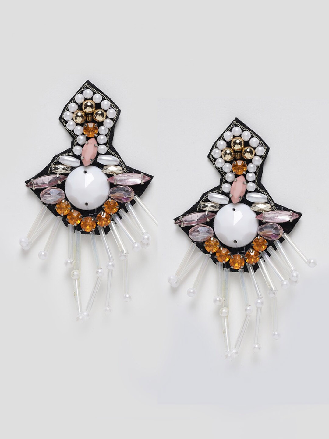 

Samshek Multicoloured Contemporary Drop Earrings, Multi