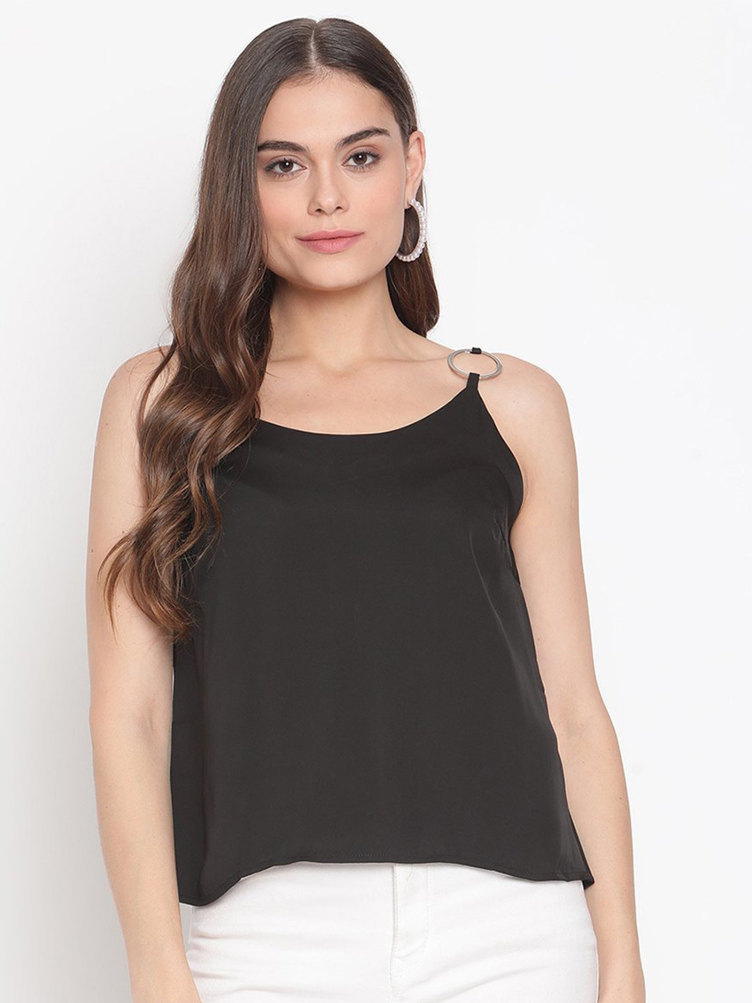 

Madame Black Solid Top