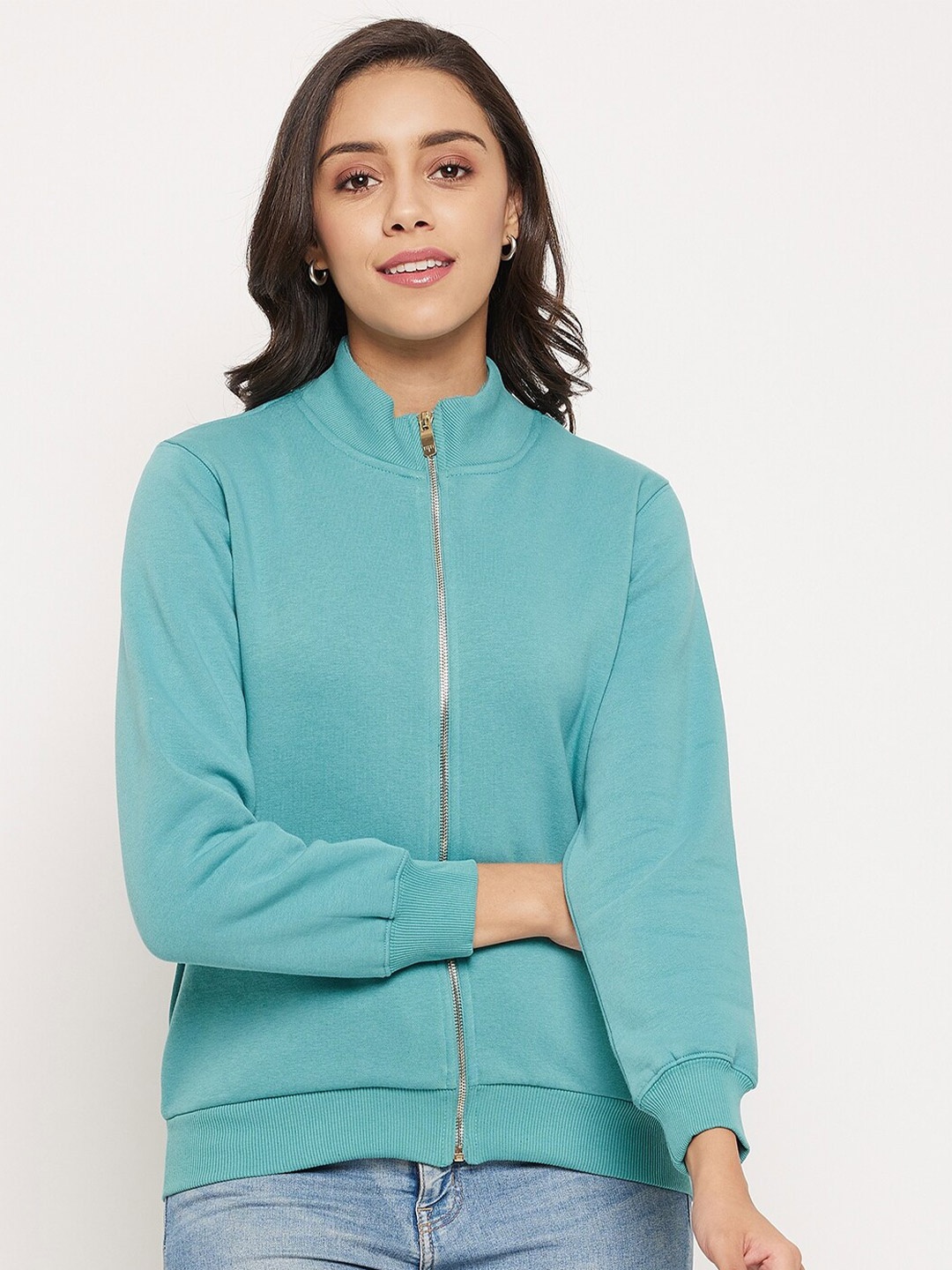 

Madame Women Blue Sweatshirt