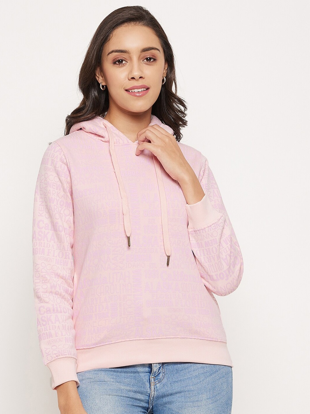 

Madame Women Pink Sweatshirt