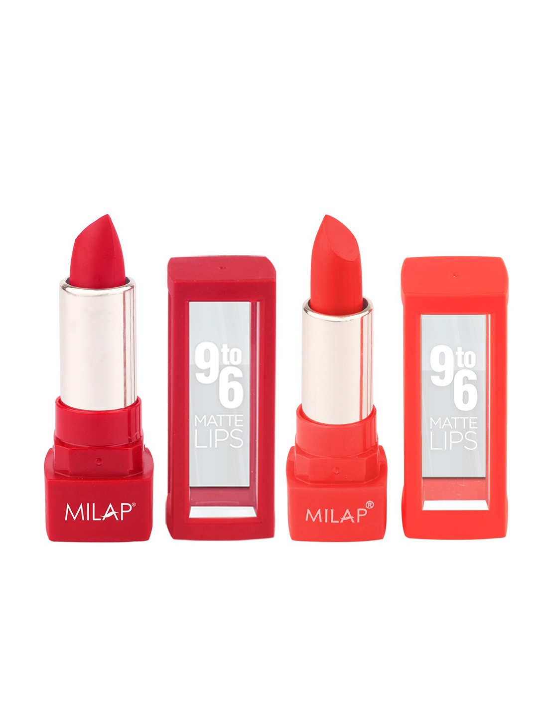 

MILAP Pack of 2 Demon Daze & Full Panic 9 to 6 Matte Lipstick 8.4g, Multi