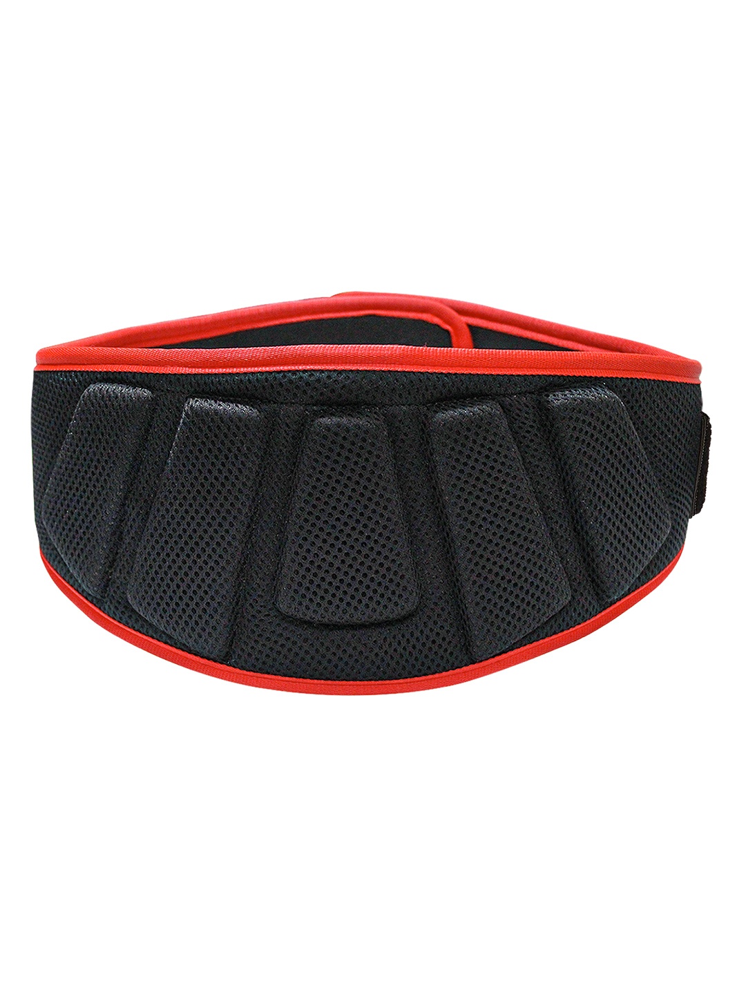 

MUSCLEXP Black & Red Solid Padded Weightlifting Belt