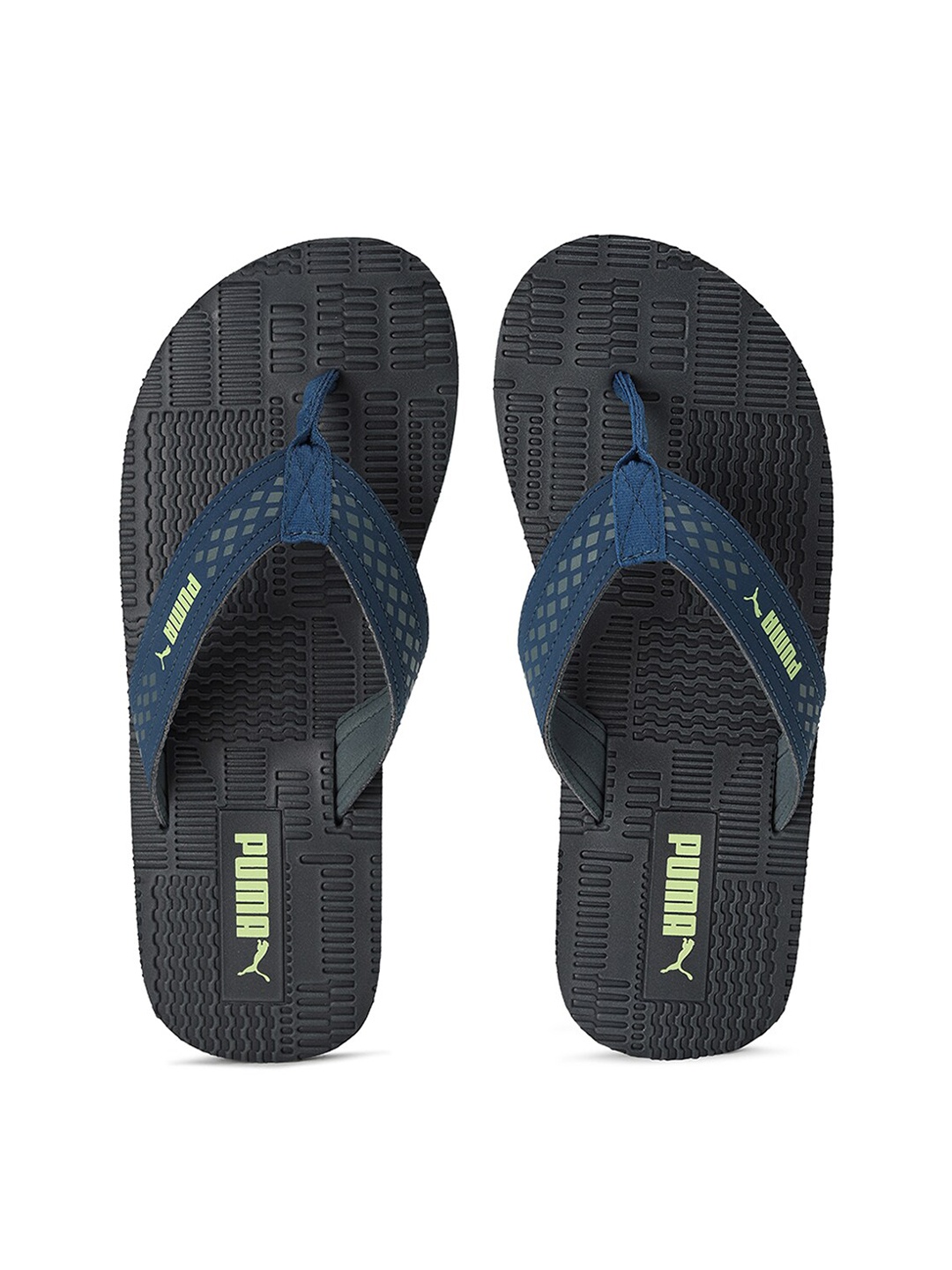 

Puma Unisex Blue Printed Riddle V2 Thong Flip-Flops