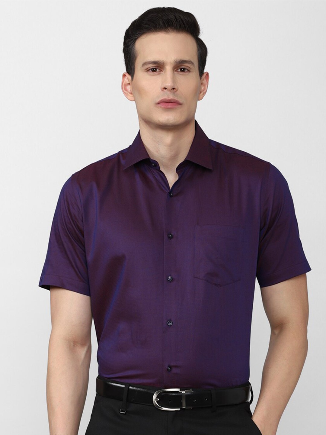 

Van Heusen Men Purple Formal Shirt