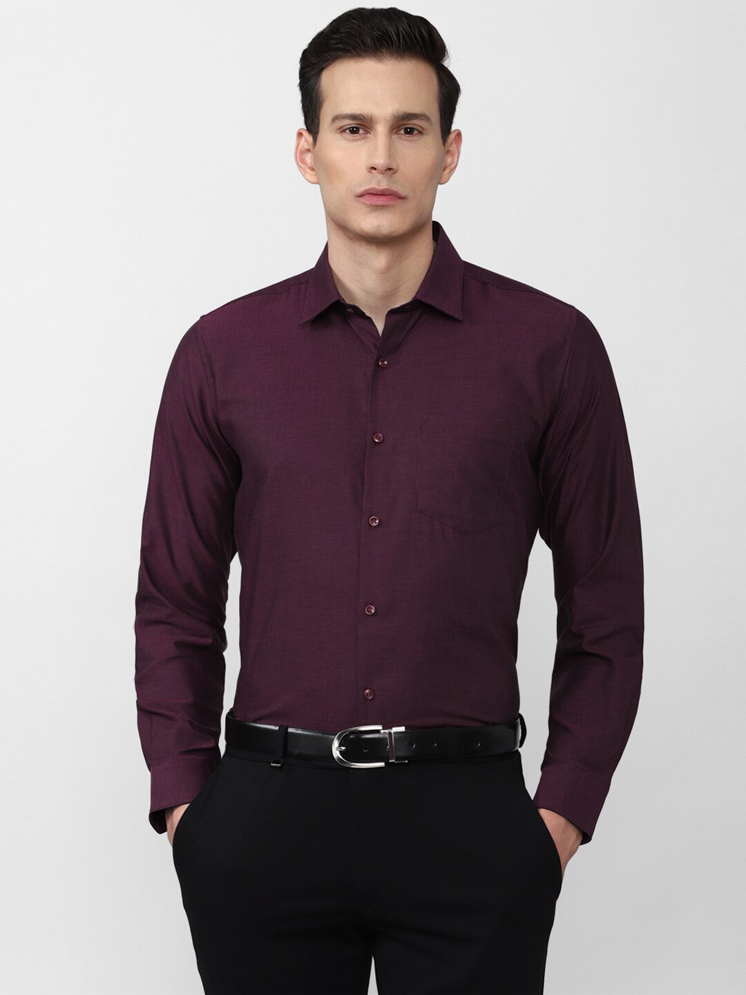 

Van Heusen Men Purple Formal Shirt