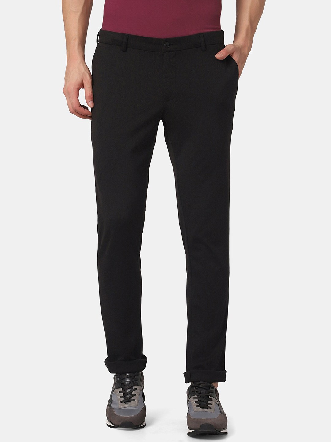 

Blackberrys Men Black TechPro Casual Trouser