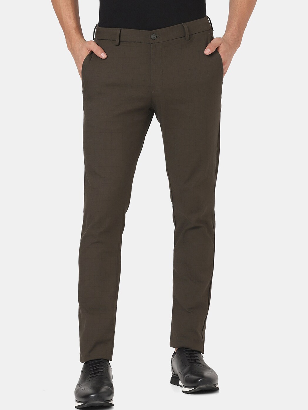 

Blackberrys TechPro Men Olive Casual Trouser