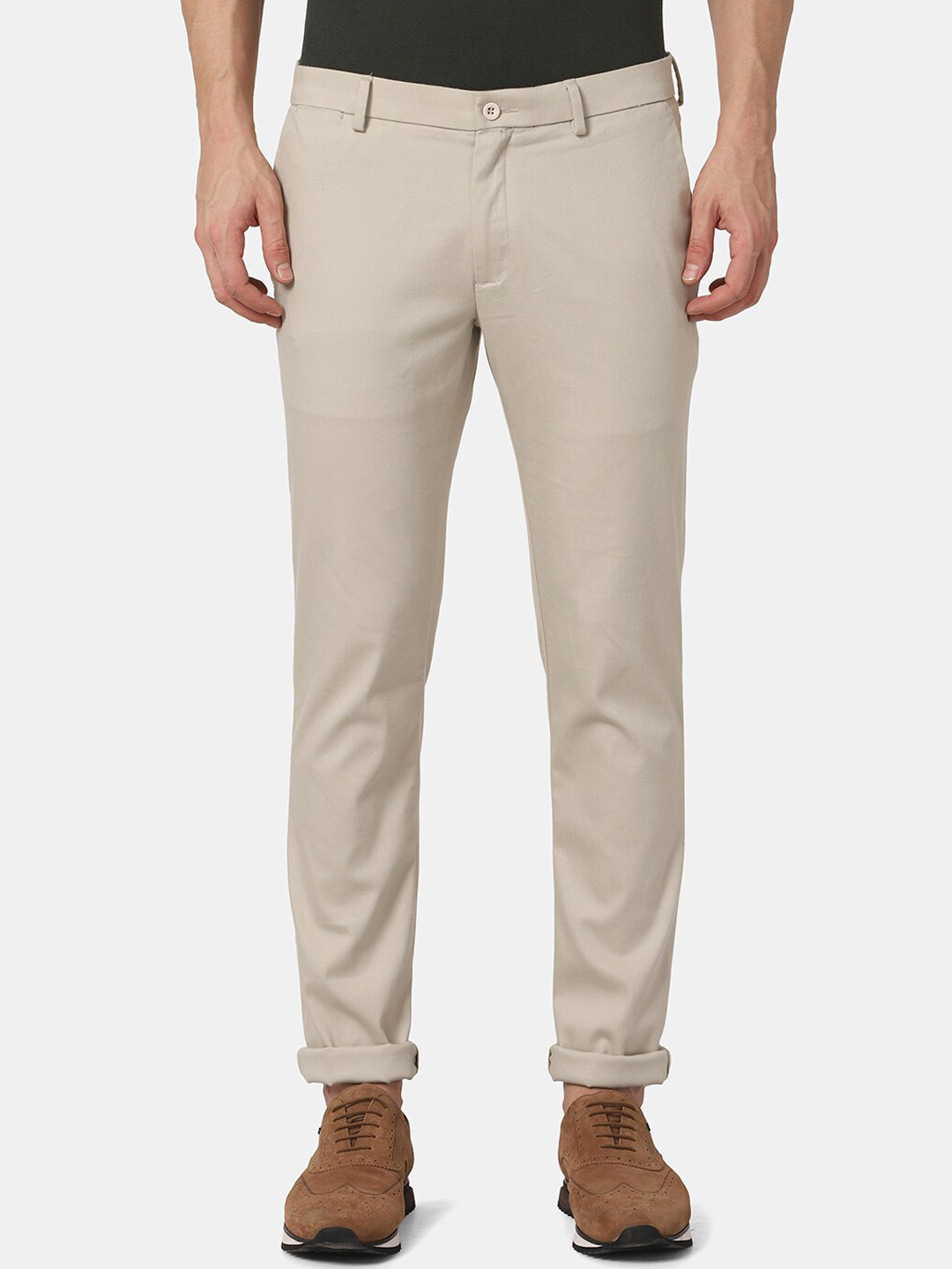 

Blackberrys TechPro Men Beige Casual Trouser